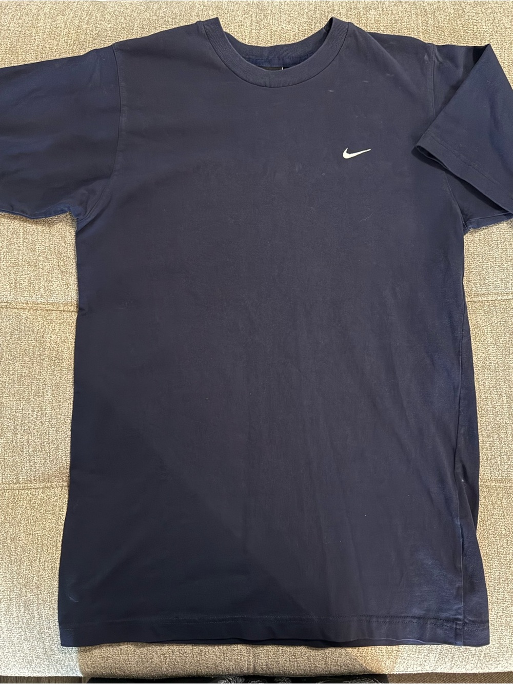 Nike Men's Dark Navy Short Sleeve Swoosh Tee